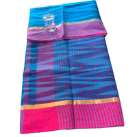 Neelambara Gulabi Rekha Patola