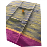 Zig Zag Kattari Design Patola saree