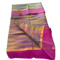 Zig Zag Kattari Design Patola saree