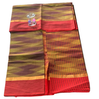 Zig Zag Kattari Design Patola saree