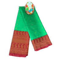 Traditional Gaadwal semi pattu sarees