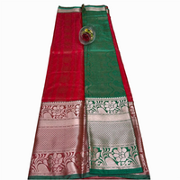 Sindhura Valli Pattu Border Saree