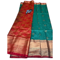 Neela Varnika Pattu Border Saree