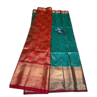 Neela Varnika Pattu Border Saree
