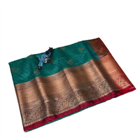 Neela Varnika Pattu Border Saree