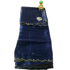 Neela Tara Butti Saree.