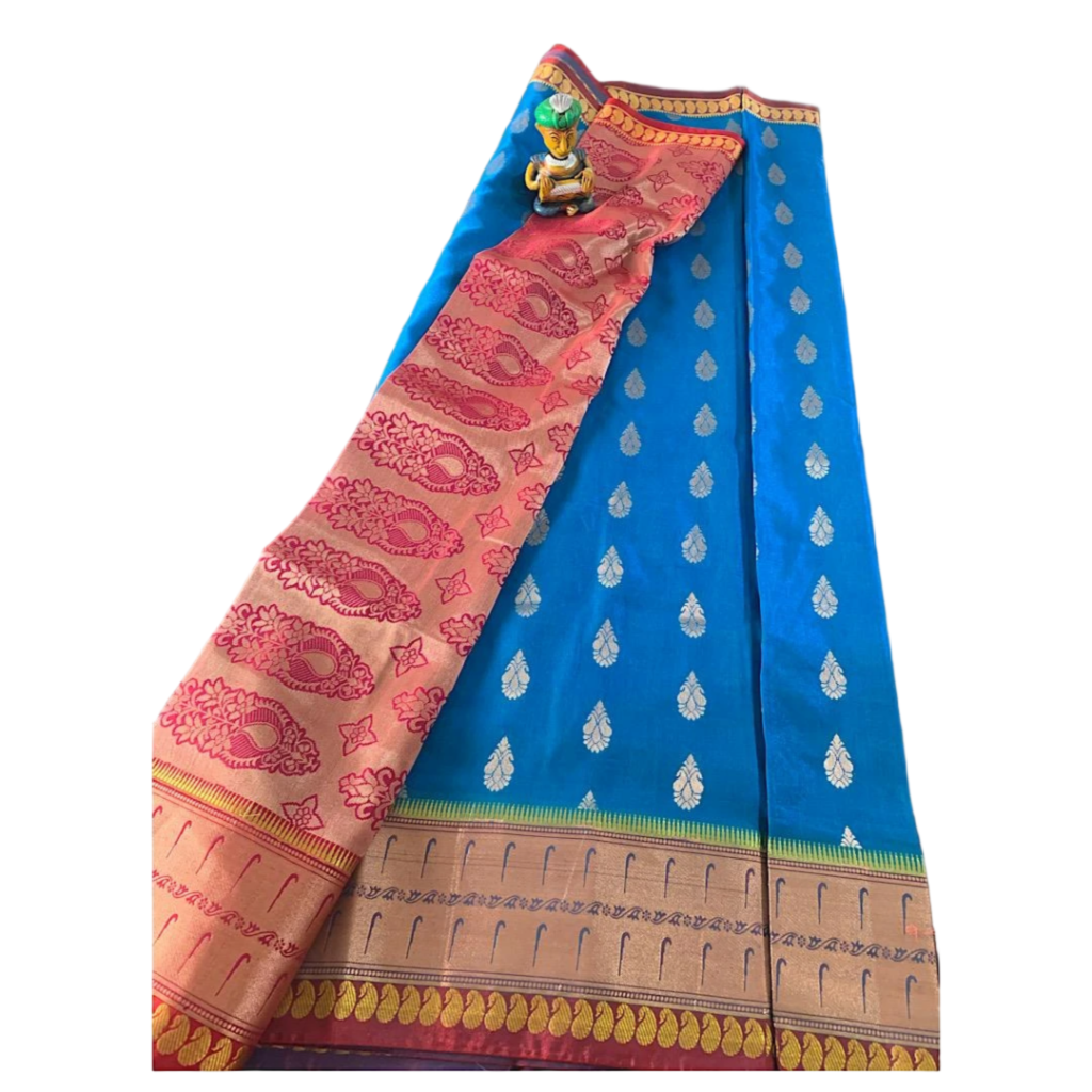 Ratna Pushpa Paithani Saree