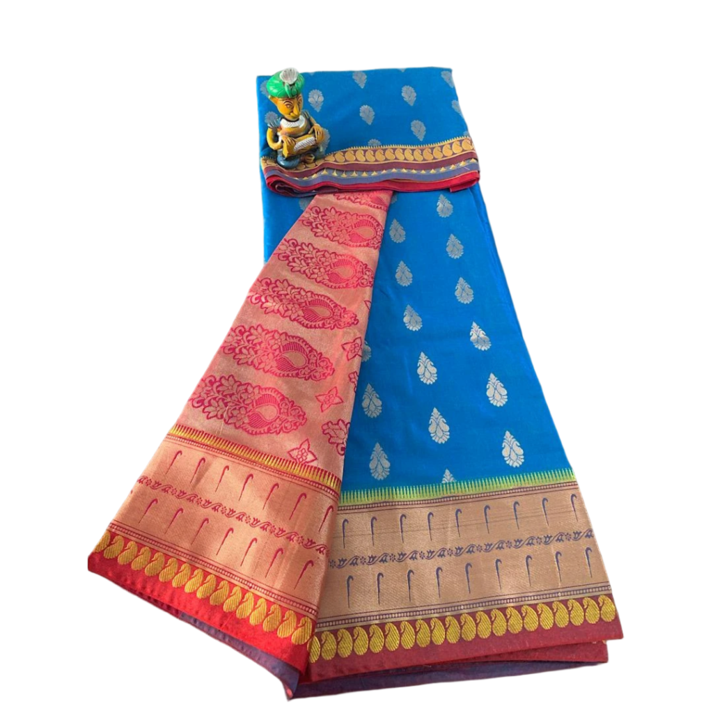 Ratna Pushpa Paithani Saree