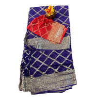 Zari Butta Khaddi Georgette Saree