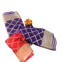 Zari Butta Khaddi Georgette Saree