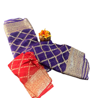 Zari Butta Khaddi Georgette Saree