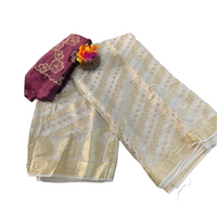 Zari Butta Khaddi Georgette Saree