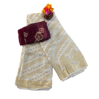 Zari Butta Khaddi Georgette Saree