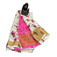 Butterfly Digital Print Saree