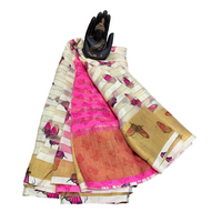 Butterfly Digital Print Saree