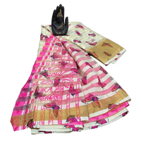 Butterfly Digital Print Saree