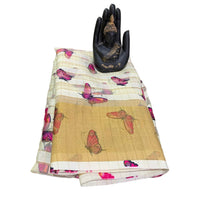 Butterfly Digital Print Saree