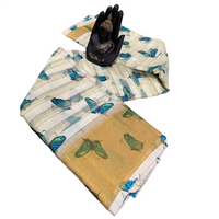 Butterfly Digital Print Saree