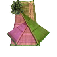 Pastel Vana Pushpa Uppada Saree