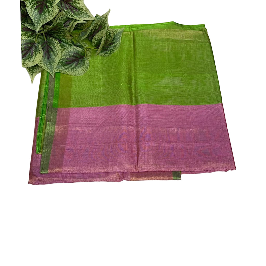 Pastel Vana Pushpa Uppada Saree