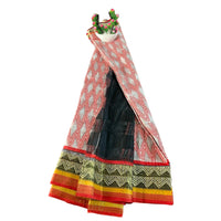 Chanderi silk-cotton blend Saree