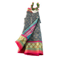 Chanderi silk-cotton blend Saree