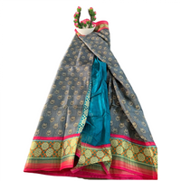 Chanderi silk-cotton blend Saree