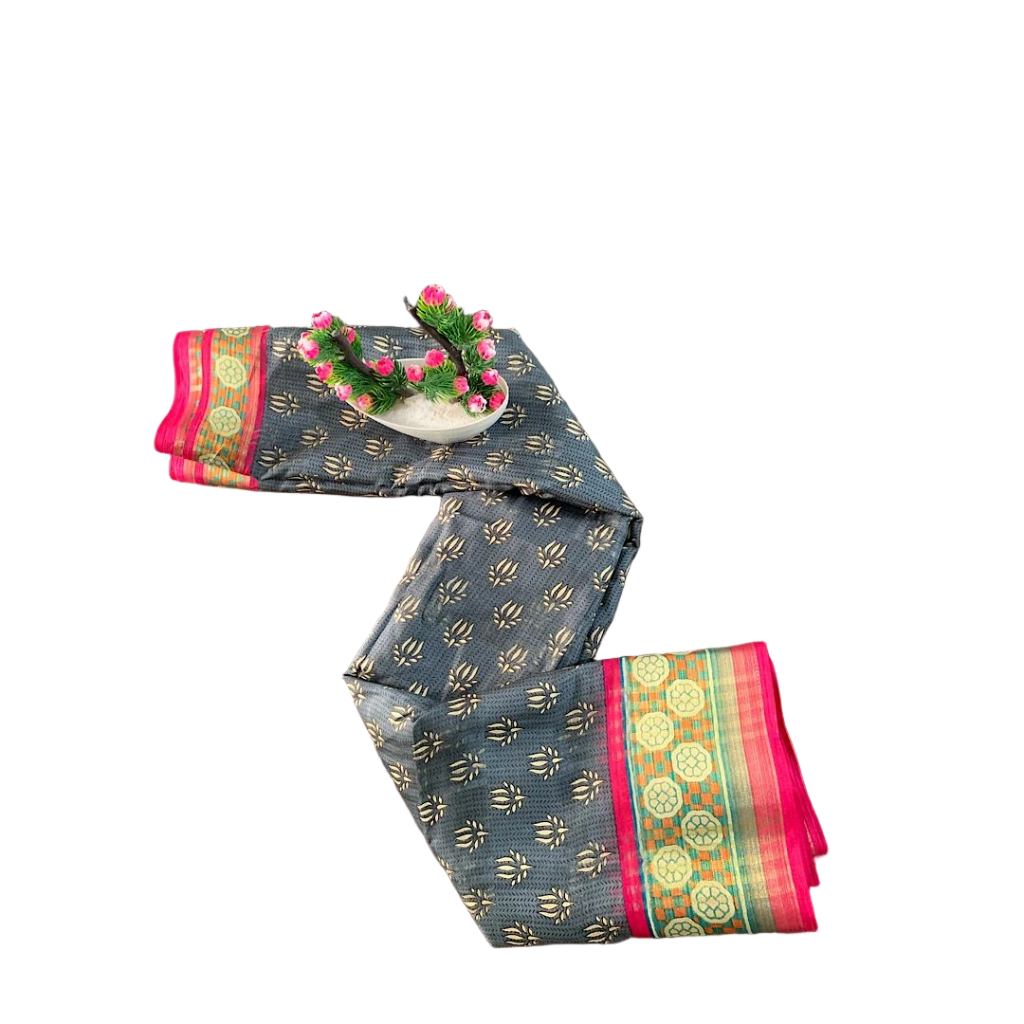 Chanderi silk-cotton blend Saree
