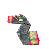 Chanderi silk-cotton blend Saree