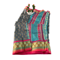 Chanderi silk-cotton blend Saree