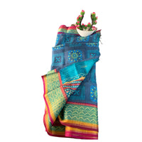 Chanderi silk-cotton blend Saree