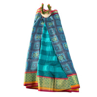 Chanderi silk-cotton blend Saree