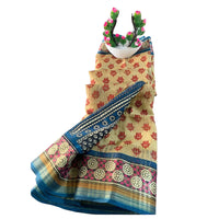 Chanderi silk-cotton blend Saree