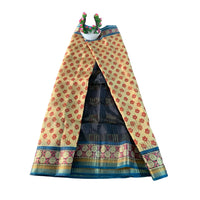 Chanderi silk-cotton blend Saree