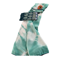 Crush Georgette Leaf Work Saree