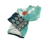 Crush Georgette Leaf Work Saree