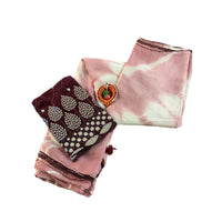 Crush Georgette Leaf Work Saree