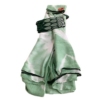 Crush Georgette Leaf Work Saree