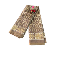 Chanderi silk-cotton blend Saree