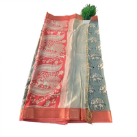 Kalamkari Cotton Silk Saree