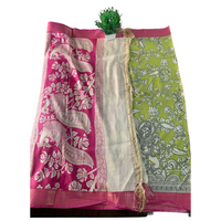 Kalamkari Cotton Silk Saree