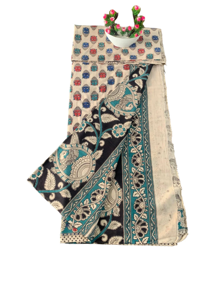 Kalamkari Cotton Saree