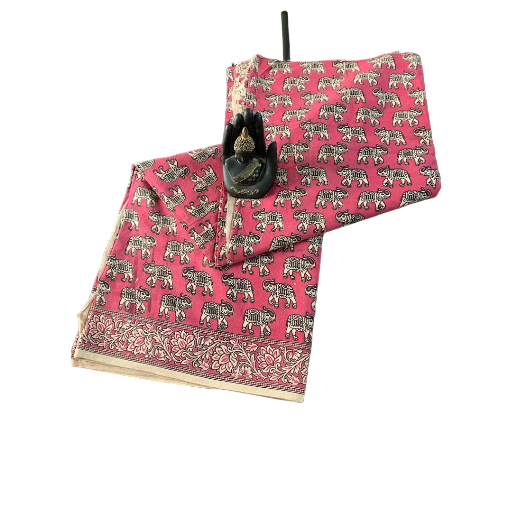 Kalamkari Cotton Saree