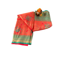 Banarasi Kora Organza Silk Saree
