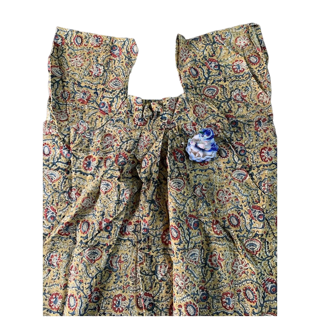Short Empire -Cut Cotton Long Nighty