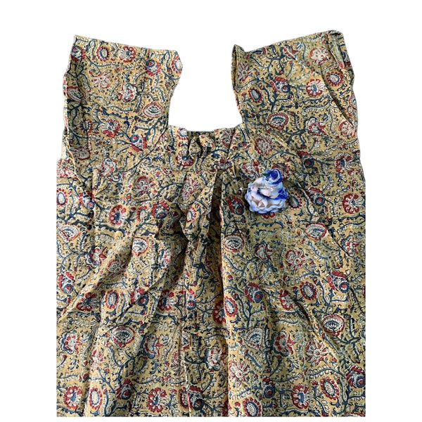 Short Empire -Cut Cotton Long Nighty