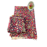 Printed Kalamkari Dress Material Set