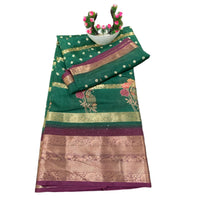 Paithani Bandhani Fusion Saree