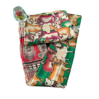 Printed Kalamkari Dress Material Set