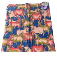 Nandi Kalamkari Unstitched Blouse Piece